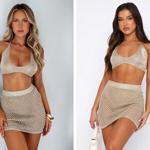 NEW Simmer Down Set Gold